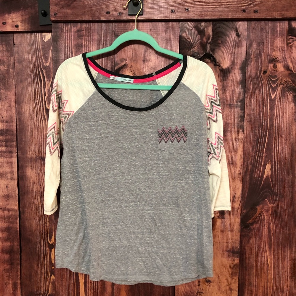 ❤️Like new Maurice’s 3/4 sleeve t-shirt❤️